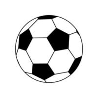 simple football sport icon on white background vector