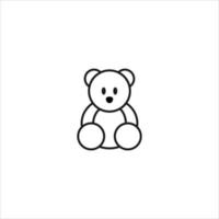 baby and children themed simple line icon vector