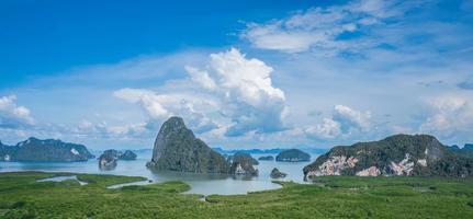 Samed Nang Chee view point at Phang Nga, Thailand photo