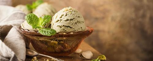 helado de pistacho