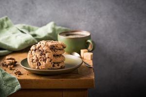 galletas con chispas de chocolate foto