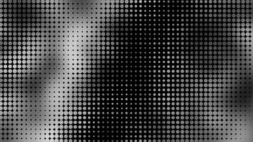 Black and gray halftone background animation. video