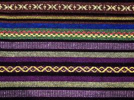 Thai sarong pattern. photo