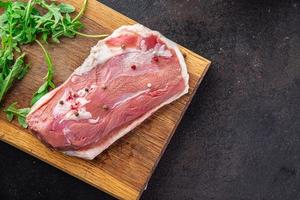 duck breast meat raw poultry fresh photo