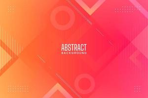 abstract gradient geometric shapes background design vector
