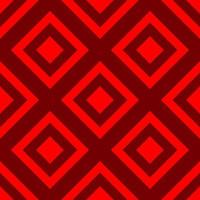 cuadrado rombo. ornamento geométrico - vector fondo rojo para tela