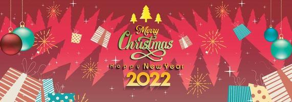 Merry Christmas and Happy New Year greeting cards.background, Modern design for advertising, branding, greeting cards, covers, posters, banners. Vector illustration