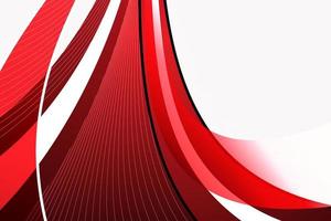 red wave abstract background vector