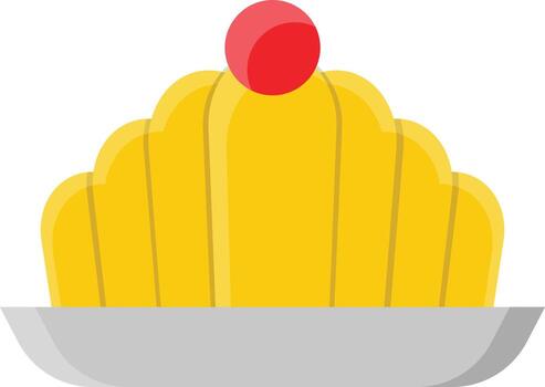 cake flat icon vector