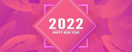 Happy new year 2022 template. Abstract background design with fluid style. vector
