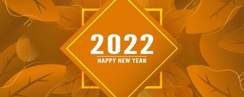 Happy new year 2022 template. Abstract background design with fluid style. vector