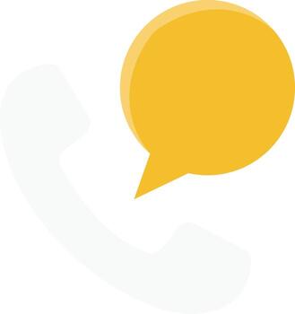 icono de apoyo plano vector
