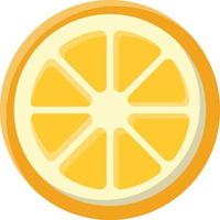 lemon flat icon vector