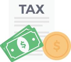 tax invoice with payment vector