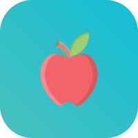 apple flat icon vector