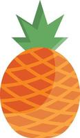 pineapple flat icon vector