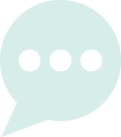 chat flat icon vector