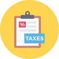 clipboard tax document vector