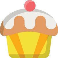 muffin flat icon vector
