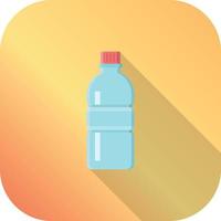 water bottle flat icon vector