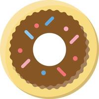 donut flat icon vector