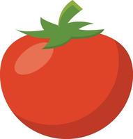 icono de tomate plano vector