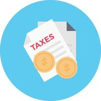 tax invoice with payment vector