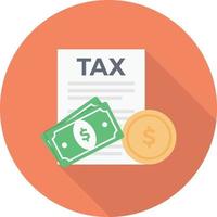 tax invoice with payment vector