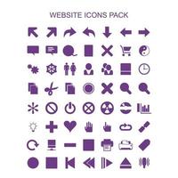 conjunto de iconos para diseño web vector