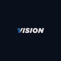 Modern and futuristic vision logo vector