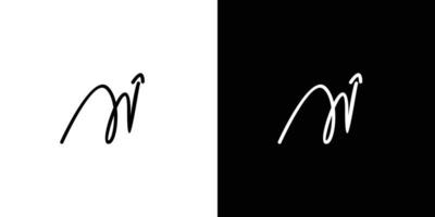 Diseño de logotipo de iniciales de letra m moderno y profesional. vector