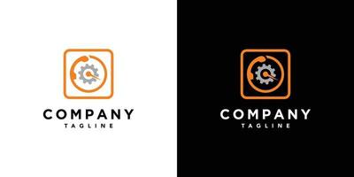 Modern and professional trade union communication logo design vector