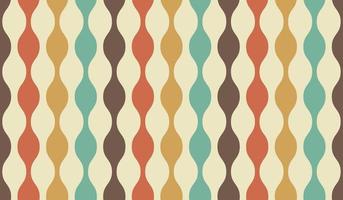 Seamless retro 70s pattern background vector
