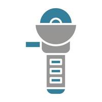 Grinder Tool Glyph Two Color Icon vector