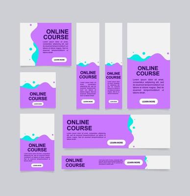 Course Banner Vector Art, Icons, and Graphics for Free Download