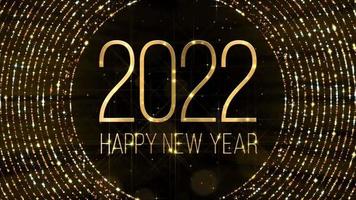 Tarjeta de feliz año nuevo 2022