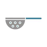 Sieve Glyph Two Color Icon vector