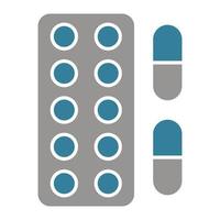 Medicine Glyph Two Color Icon vector