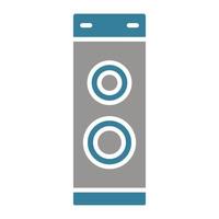 Speaker Glyph Two Color Icon vector