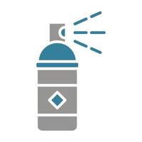 Spray Paint Glyph Two Color Icon vector