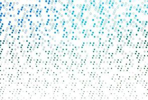 Light Blue, Green vector pattern with spheres.