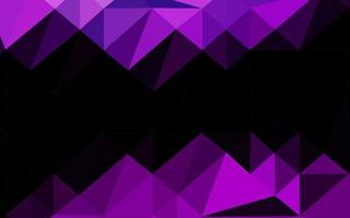 Dark Purple vector polygon abstract backdrop.