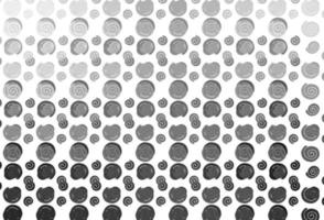 Light Silver, Gray vector template with lava shapes.