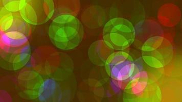 Background video material with colorful circles created by computer graphics