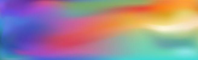 Blurred large panoramic summer background multicolored gradient vector