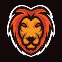 Lion Mascot logo. Lion logo for esport team game. Lion logo for team game vector