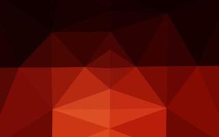 Dark Red vector blurry triangle template.