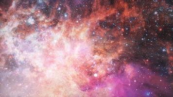 Loop Space Travel Grunge Pink Spiral Galaxy. video