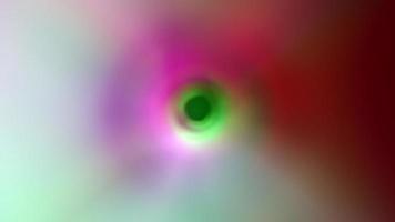 círculo multicolor parpadeante con centro negro. video