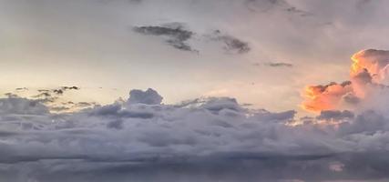 Beautiful sky evening beauty and Clouds at sunset , dawn, the rays of the sun break through the clouds. Natural photo